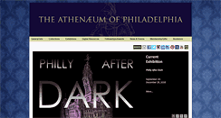 Desktop Screenshot of philaathenaeum.org